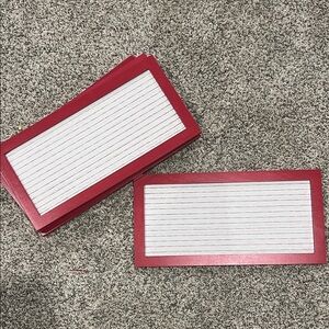 Red and White Stripe Wood Signs